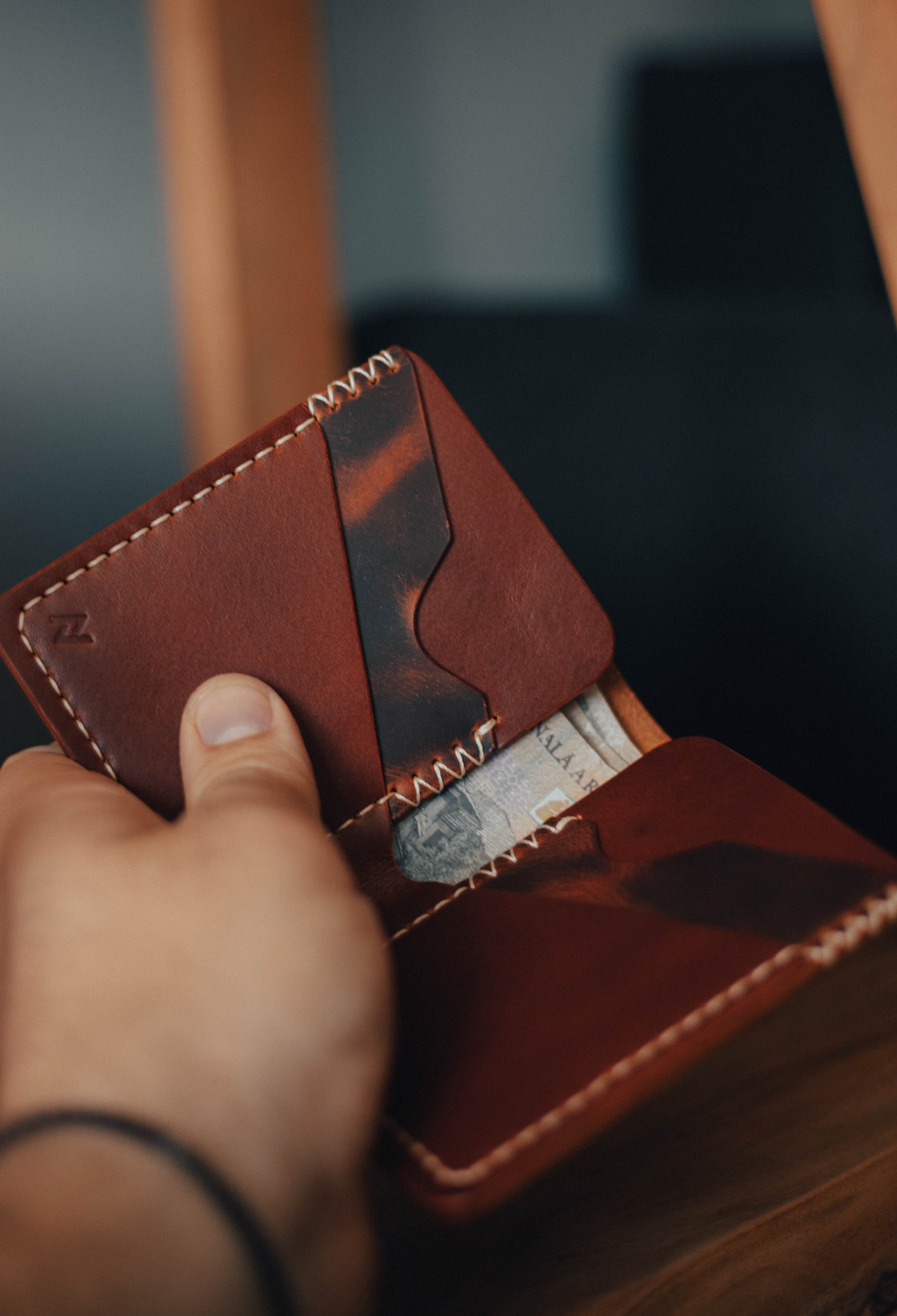 Algol - Handmade Bifold Wallet