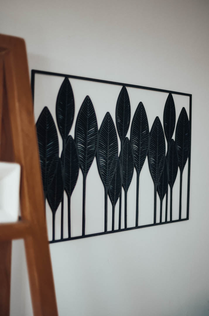 Banana Tree Leaf Wooden Wall Art - Jungle Essence