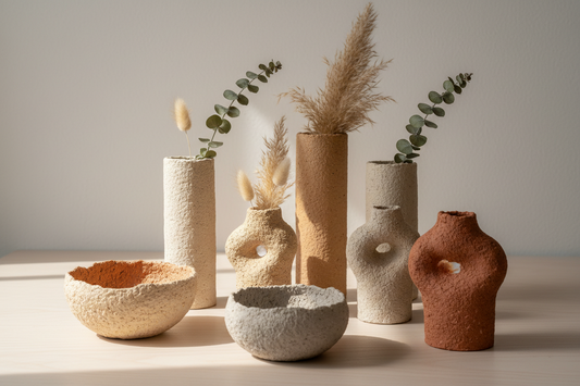 From Recycled Paper to Sculptural Decor: An Early Look at Our New Sustainable Collection