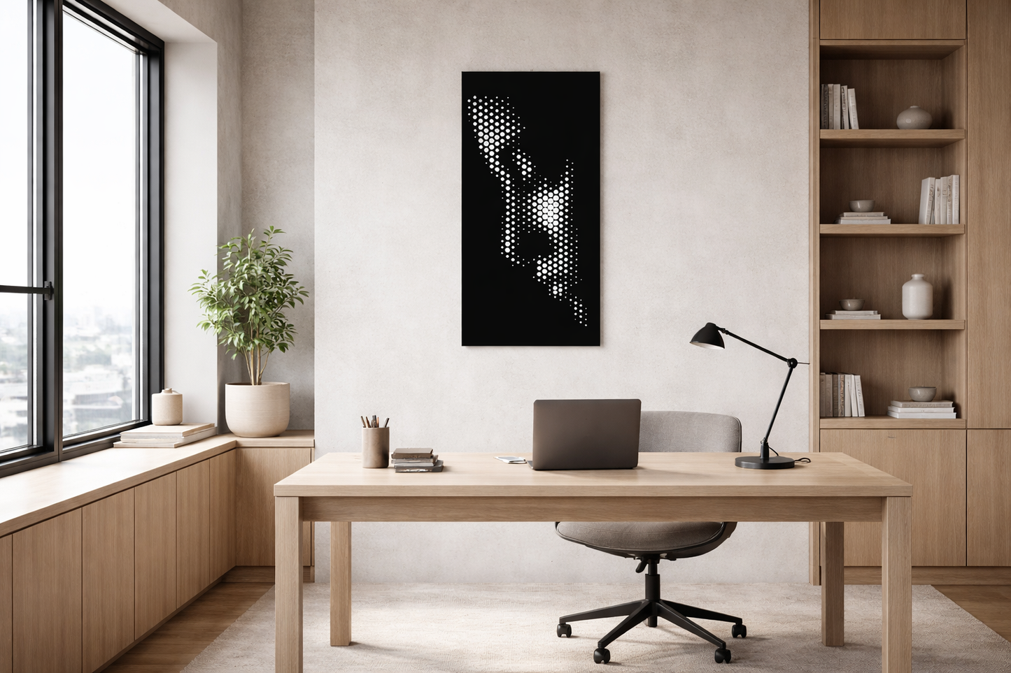 Luminous Dots – Modern Minimalist Wall Art