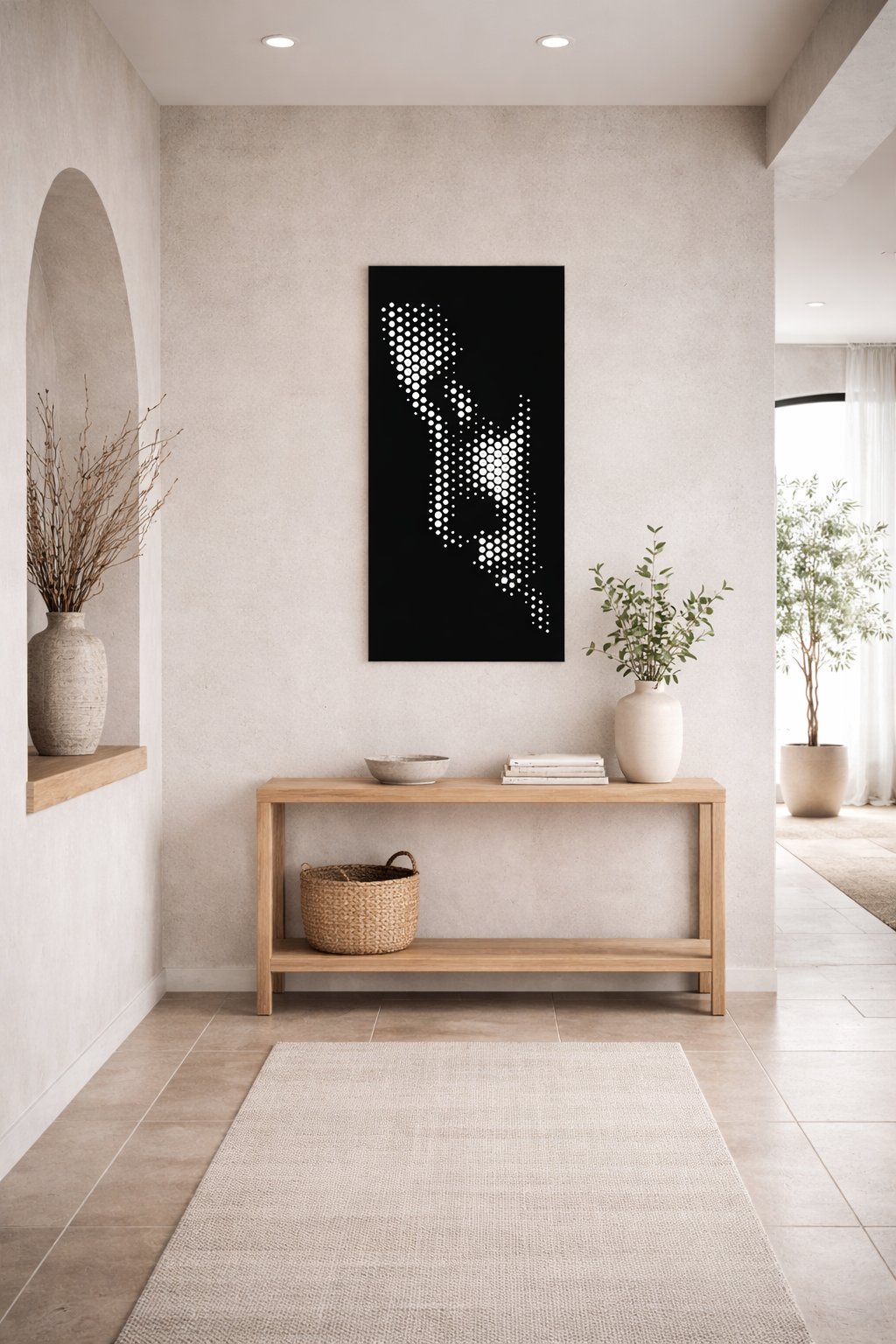 Luminous Dots – Modern Minimalist Wall Art