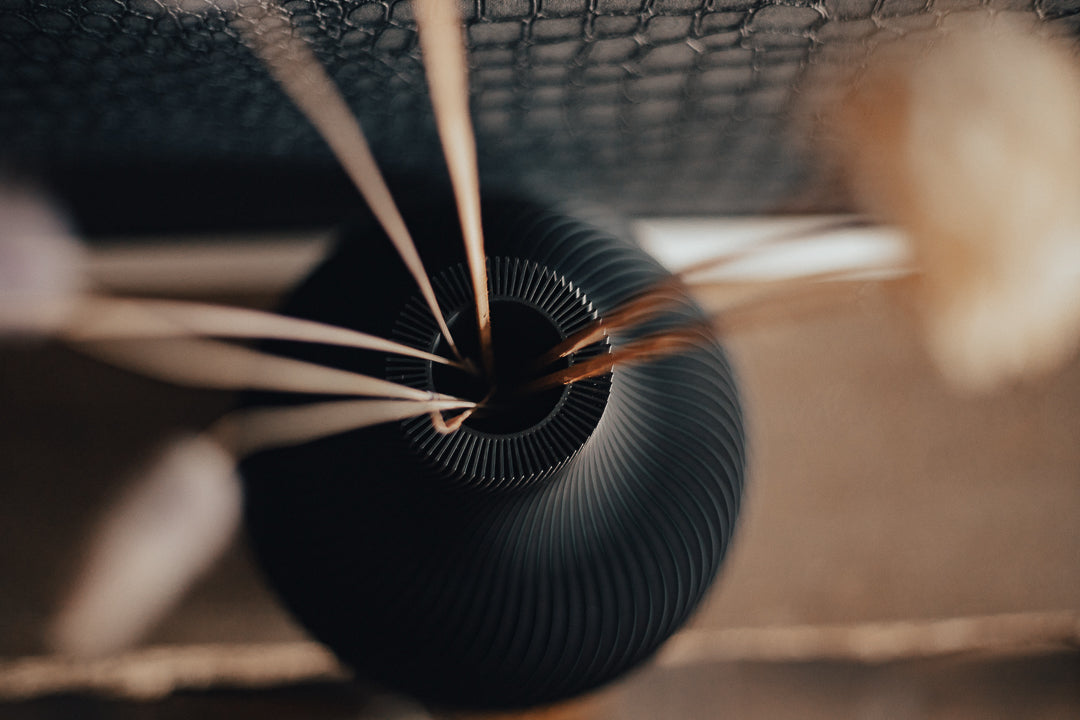 Modern Ribbed Vase