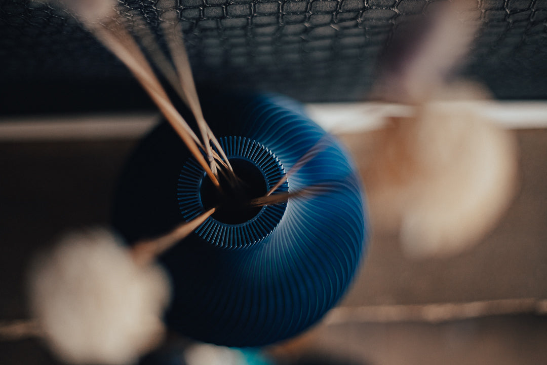 Modern Ribbed Vase